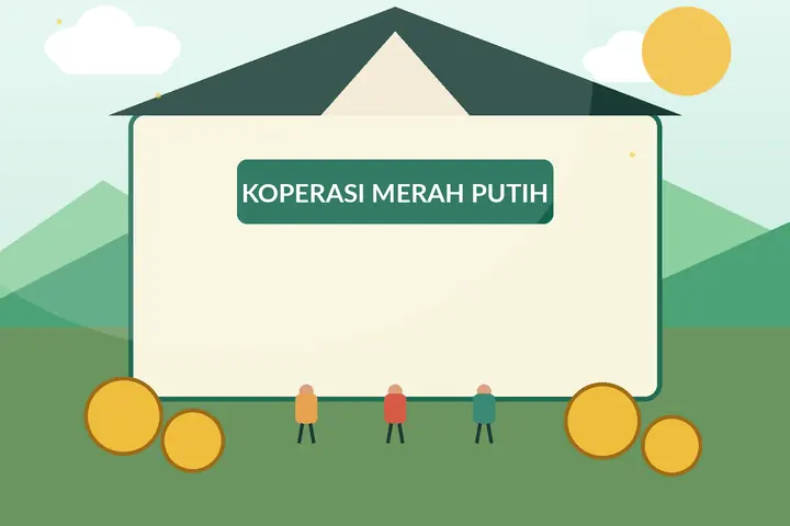 Ilustrasi Koperasi Merah Putih Nagari Koto Baru